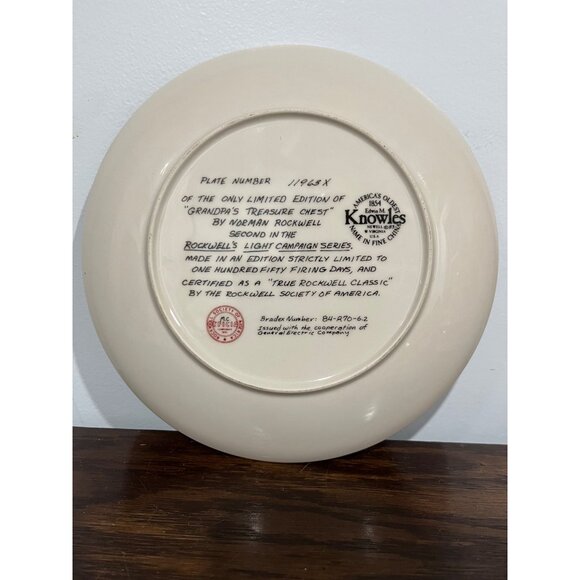 Lot of 5 Norman Rockwell Knowles Collector Plates Limited Editions - Picture 8 of 10